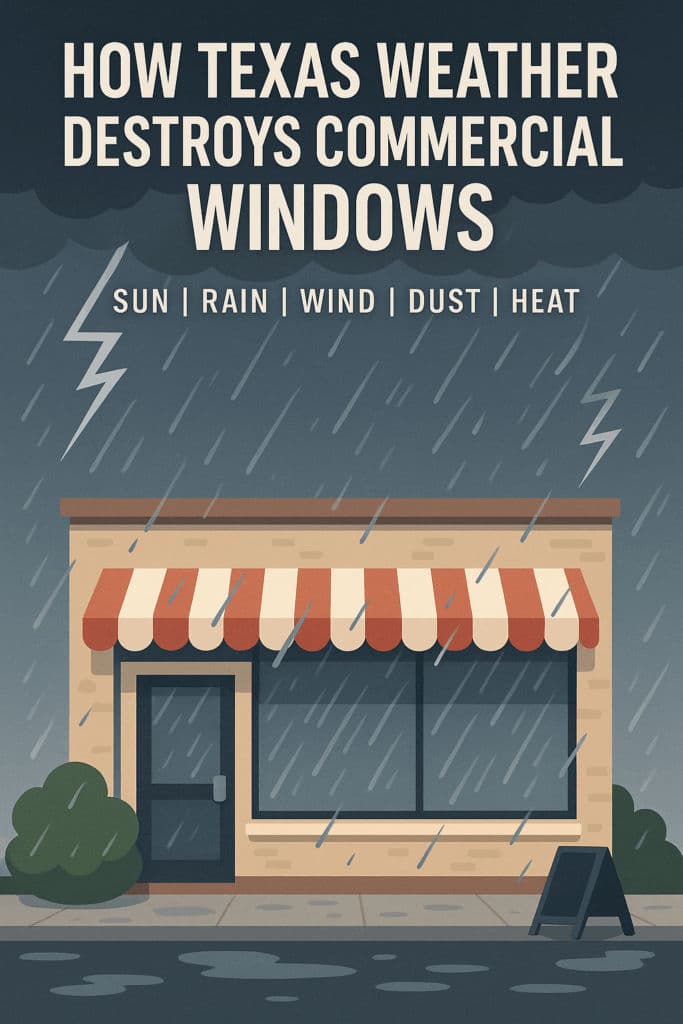 Blog post How Texas Weather Destroys Commercial Windows—And How to Stop It image